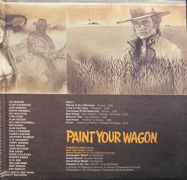 "Paint Your Wagon" Cast : Paint Your Wagon, Music From The Sound Track (LP, Album, Mon)