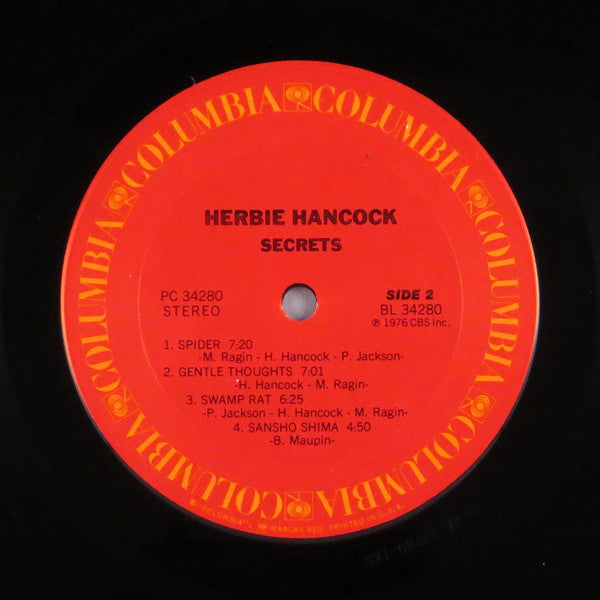 Herbie Hancock : Secrets (LP, Album, Pit)