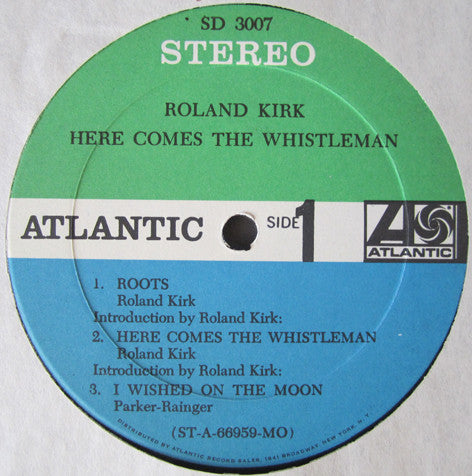 Roland Kirk : Here Comes The Whistleman (LP, Album, MO )