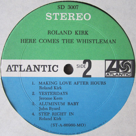 Roland Kirk : Here Comes The Whistleman (LP, Album, MO )