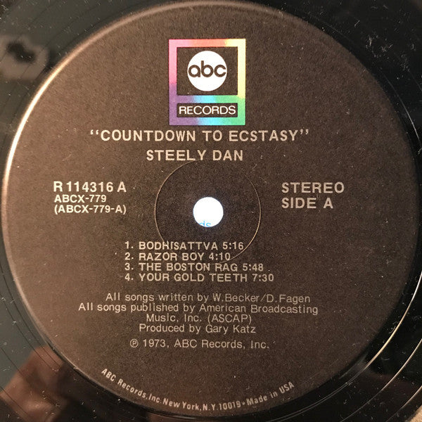 Steely Dan : Countdown To Ecstasy (LP, Album, Club, RCA)