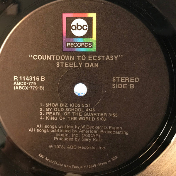 Steely Dan : Countdown To Ecstasy (LP, Album, Club, RCA)
