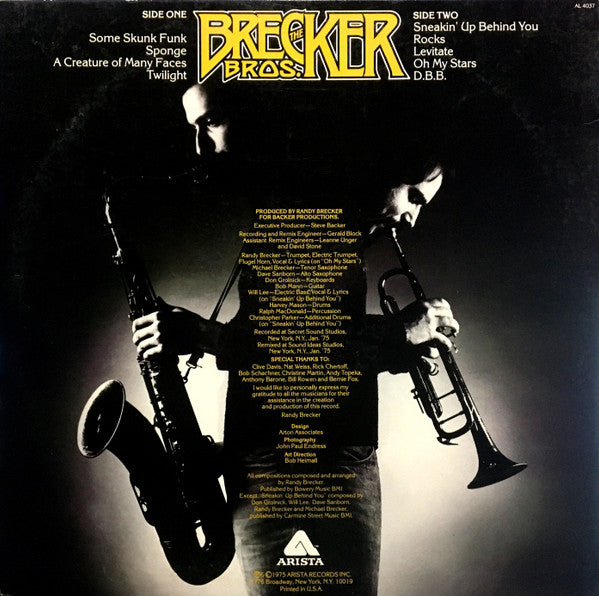 The Brecker Brothers : The Brecker Bros. (LP, Album, Ter)