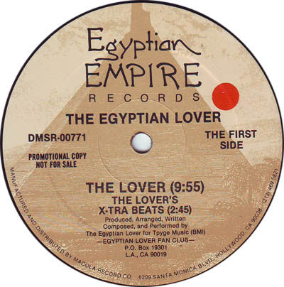 The Egyptian Lover* : The Lover (12", Promo)