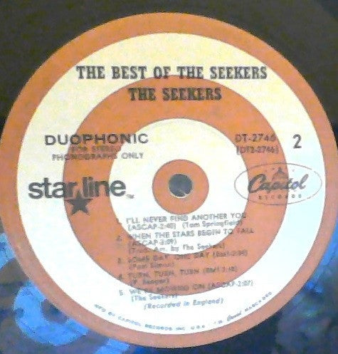 The Seekers : The Best Of The Seekers (LP, Comp, Scr)