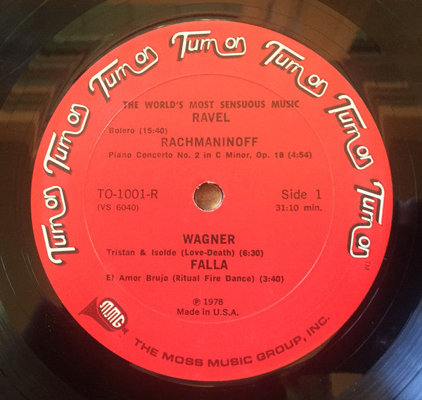 Various : Turn On With The World's Most Sensuous Music (LP, Comp, RE)