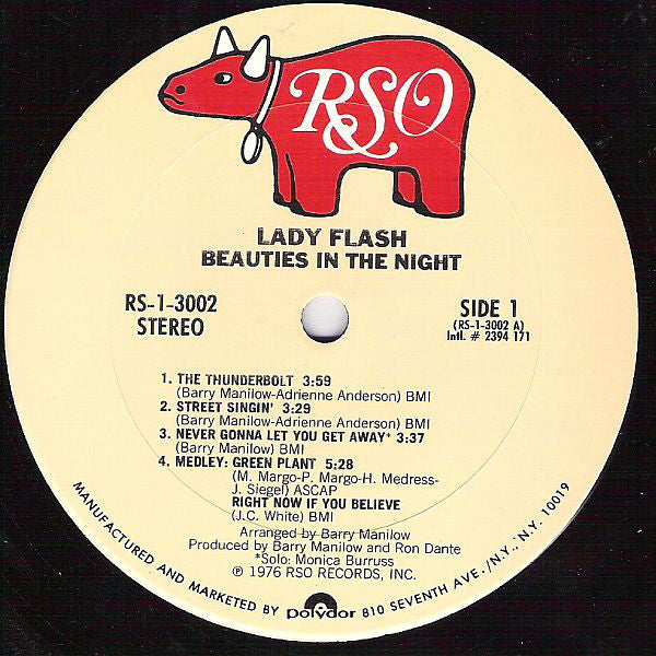 Lady Flash (2) : Beauties In The Night (LP, Album, Pit)