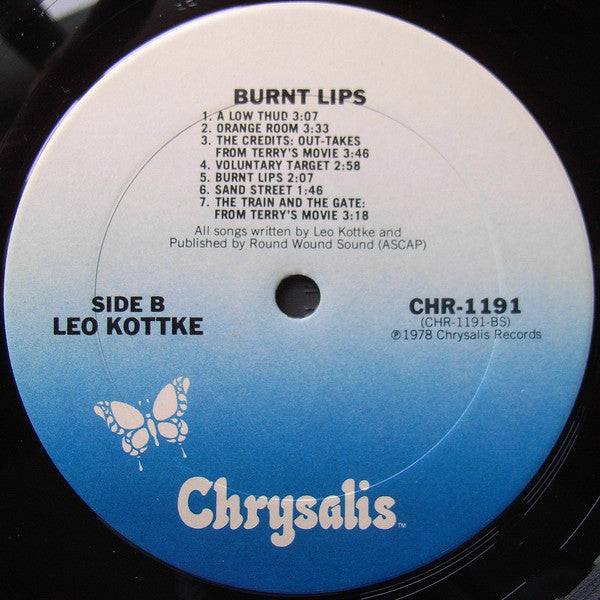 Leo Kottke : Burnt Lips (LP, Album, San)