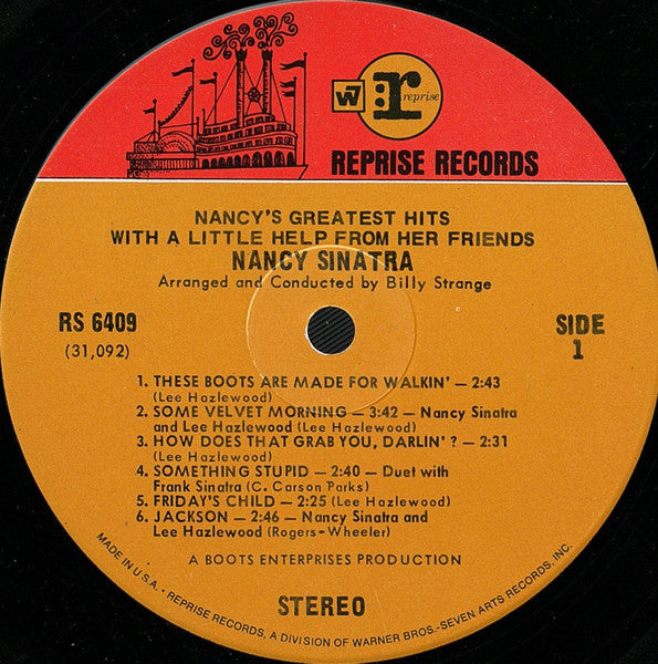 Nancy Sinatra : Nancy's Greatest Hits (LP, Comp)