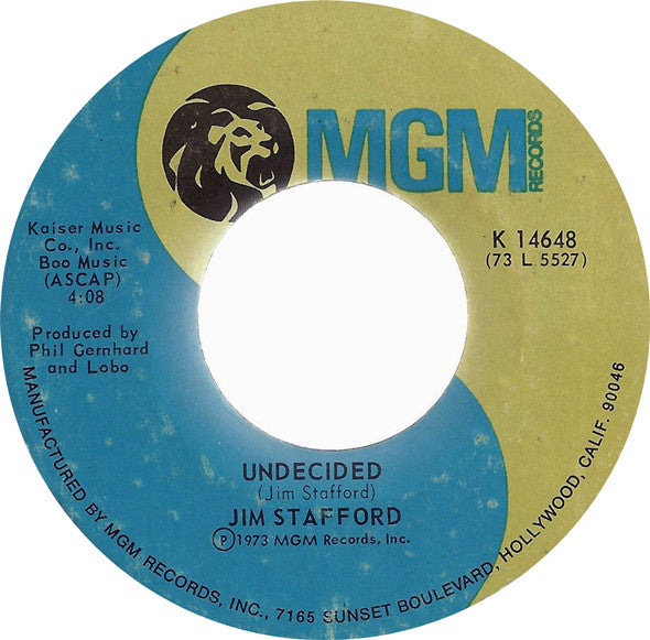 Jim Stafford : Spiders & Snakes (7", Single, Mono, Styrene, PRC)