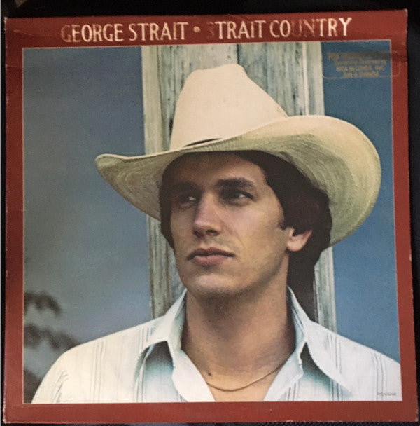 George Strait : Strait Country (LP, Album, Pin)