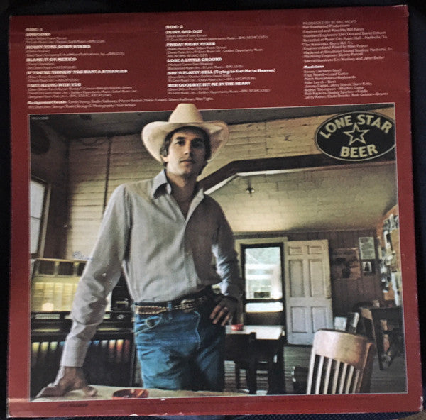 George Strait : Strait Country (LP, Album, Pin)