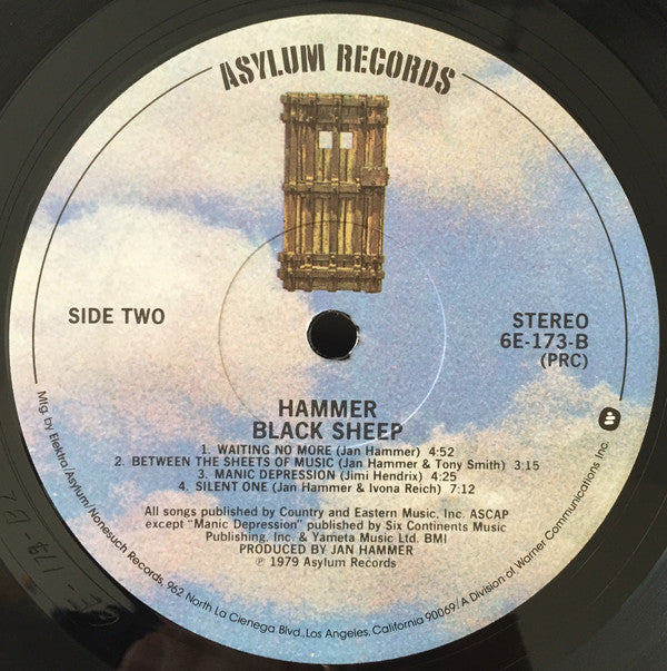 Hammer (7) : Black Sheep (LP, Album, PRC)