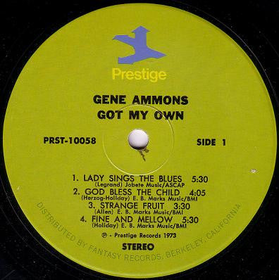 Gene Ammons : Got My Own (LP, Album)