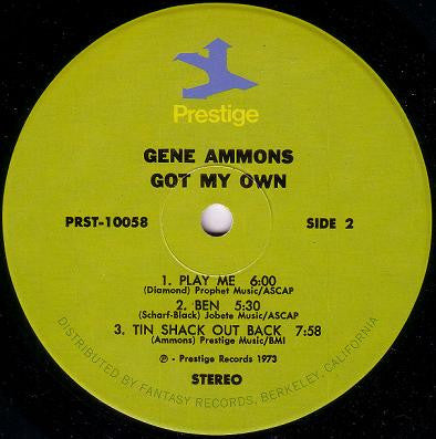 Gene Ammons : Got My Own (LP, Album)