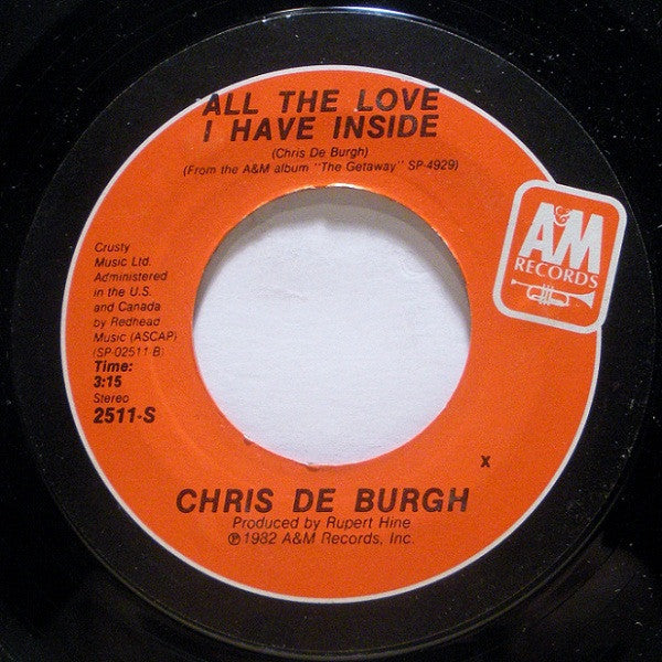 Chris de Burgh : Don't Pay The Ferryman (7", Single, Styrene, Pit)