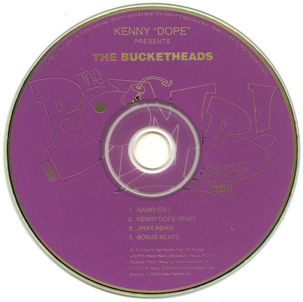 Kenny "Dope"* Presents The Bucketheads : The Bomb! (These Sounds Fall Into My Mind) (CD, Maxi)