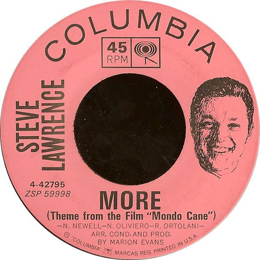 Steve Lawrence (2) : More / Poor Little Rich Girl (7")