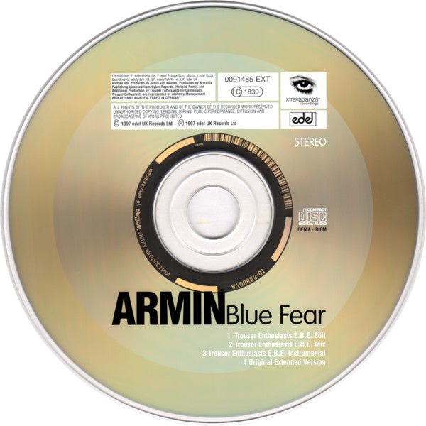 Armin* : Blue Fear (CD, Single)