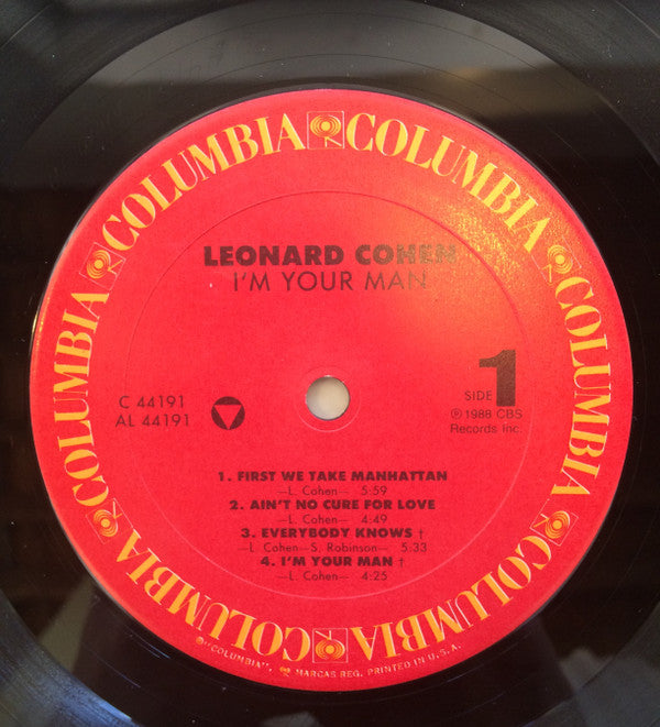 Leonard Cohen : I'm Your Man (LP, Album, Car)