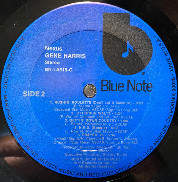 Gene Harris : Nexus (LP, Album, Ter)