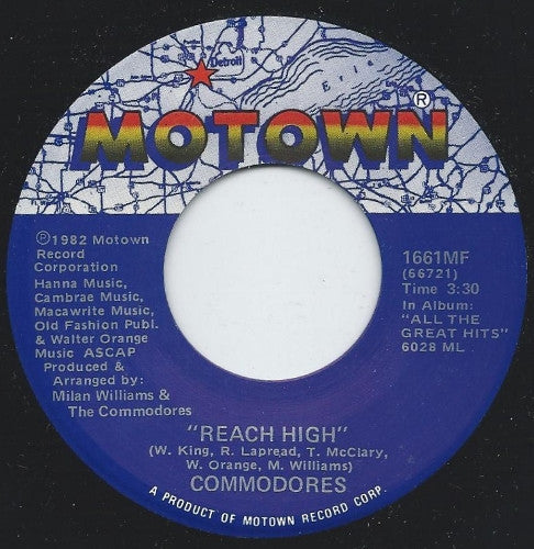 Commodores : Reach High / Sexy Lady (7")