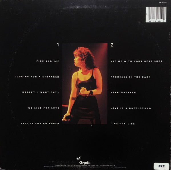 Benatar* : Live From Earth (LP, Album, Club, CRC)