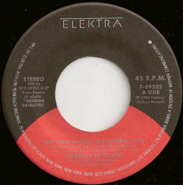 Georgia Satellites* : Keep Your Hands To Yourself  (7", SP )