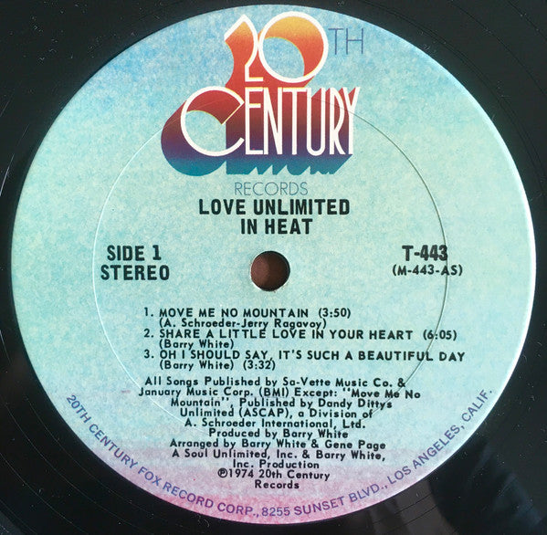 Love Unlimited : In Heat (LP, Album)