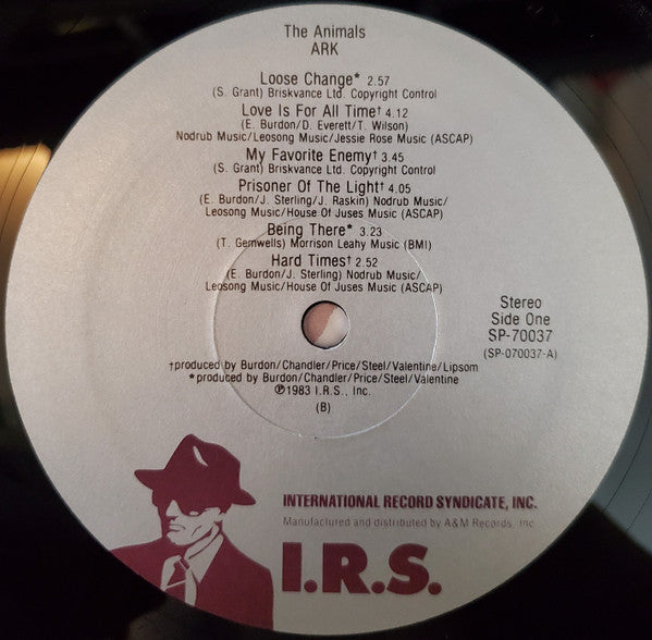 The Animals : Ark (LP, Album, "B")