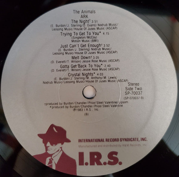 The Animals : Ark (LP, Album, "B")