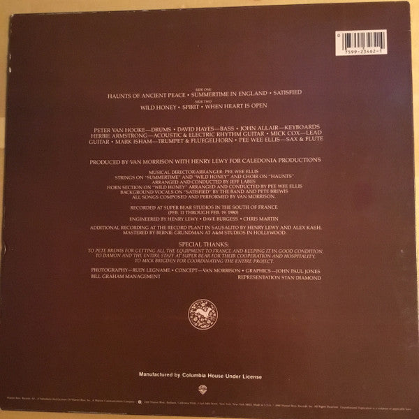 Van Morrison : Common One (LP, Album, Club)
