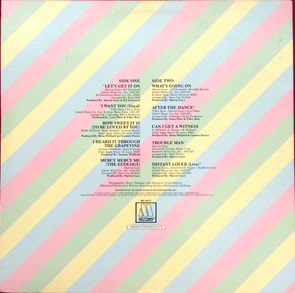 Marvin Gaye : Marvin Gaye's Greatest Hits (LP, Comp, RE)