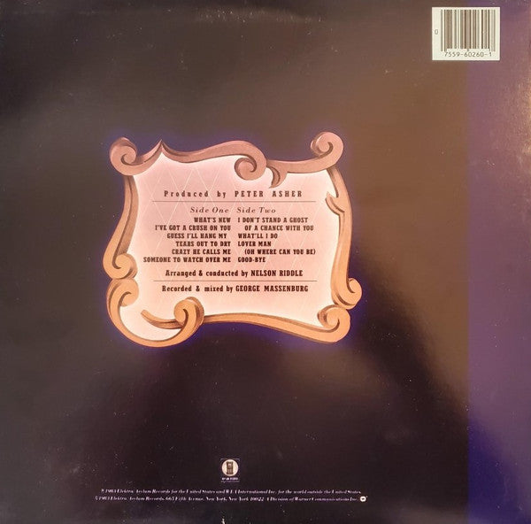 Linda Ronstadt & The Nelson Riddle Orchestra* : What's New (LP, Album, All)