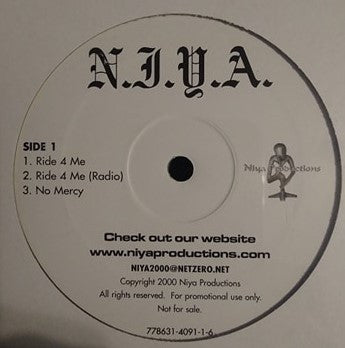 N.I.Y.A. : Ride 4 Me (12", Maxi)