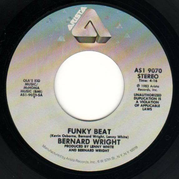 Bernard Wright : Funky Beat (7")