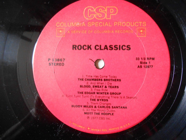 Various : Rock Classics (LP, Comp)