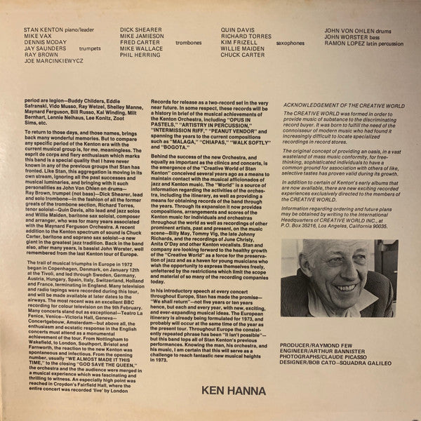 Stan Kenton And His Orchestra : Stan Kenton Today: Recorded Live In London (2xLP, Album)