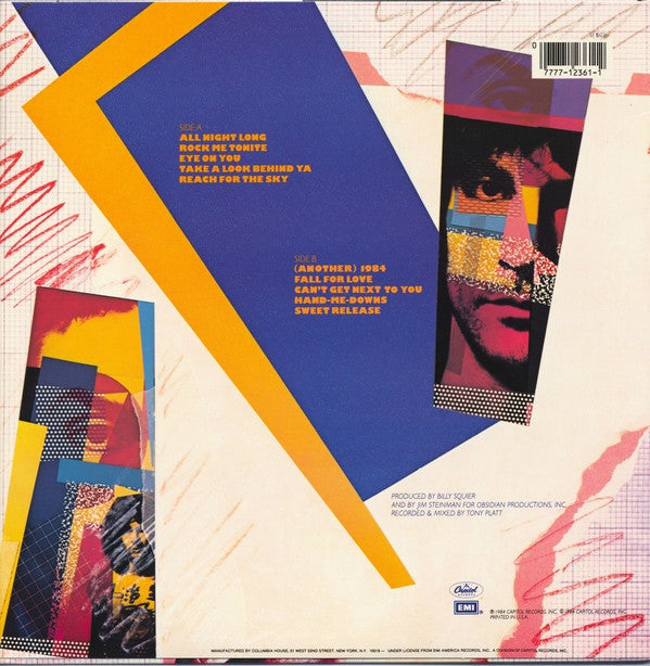 Billy Squier : Signs Of Life (LP, Album, Club)