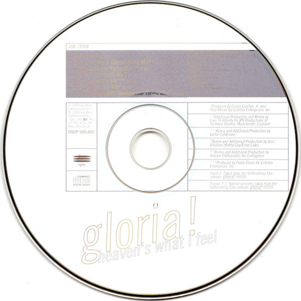 Gloria!* : Heaven's What I Feel (CD, Maxi)