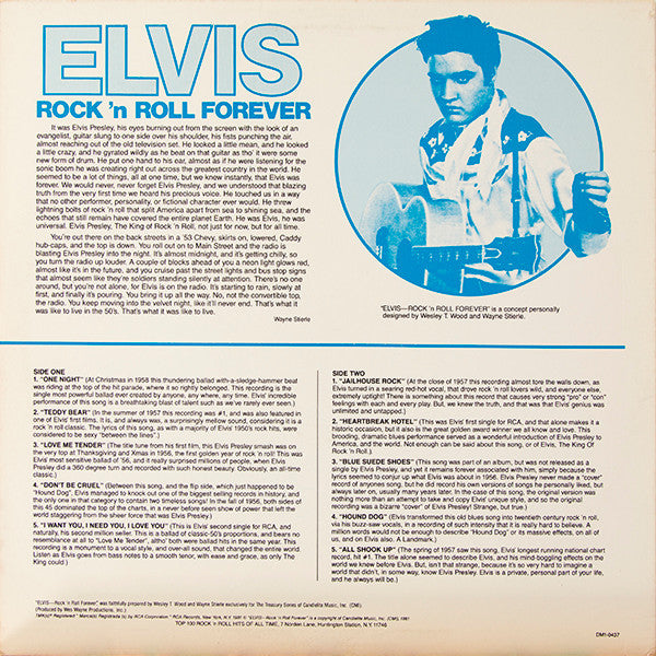 Elvis Presley : Rock 'n Roll Forever (LP, Comp)