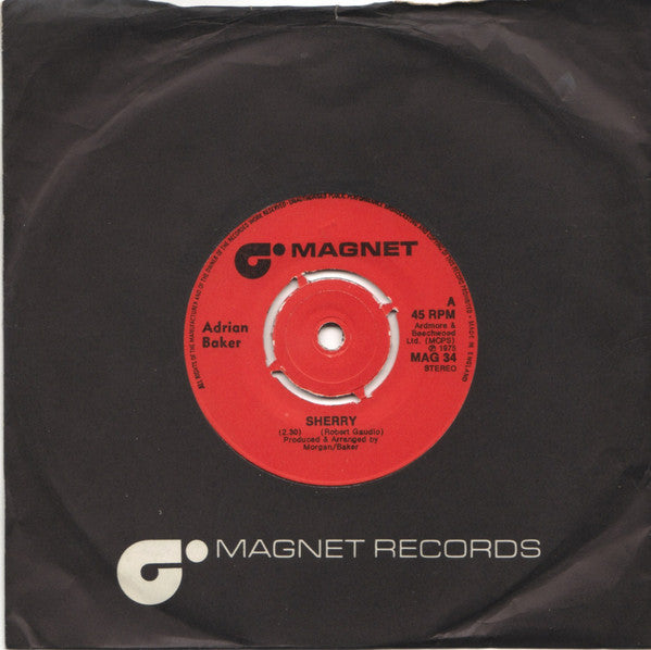 Adrian Baker : Sherry (7", Single)
