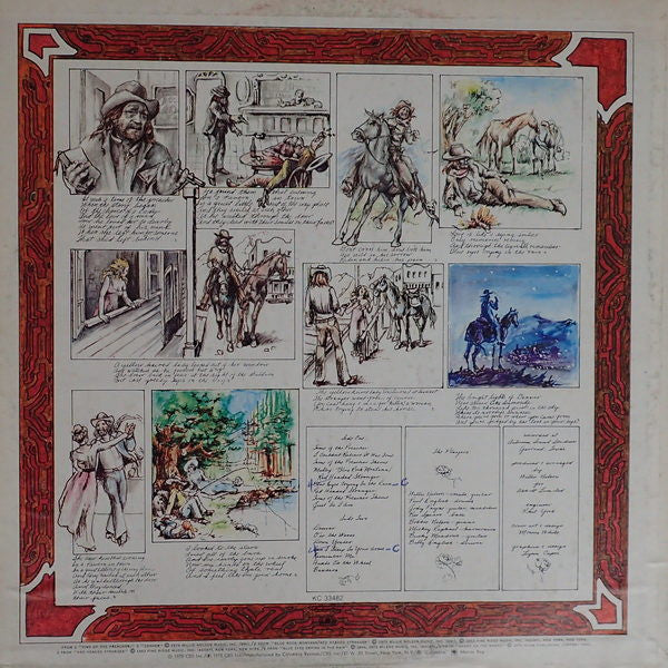 Willie Nelson : Red Headed Stranger (LP, Album, Ter)