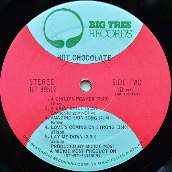Hot Chocolate : Hot Chocolate (LP, Album, RI )