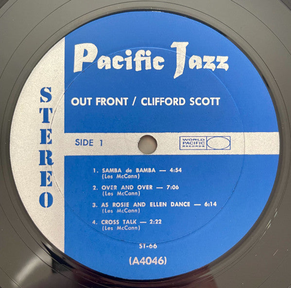 Clifford Scott : Out Front (LP, Album)