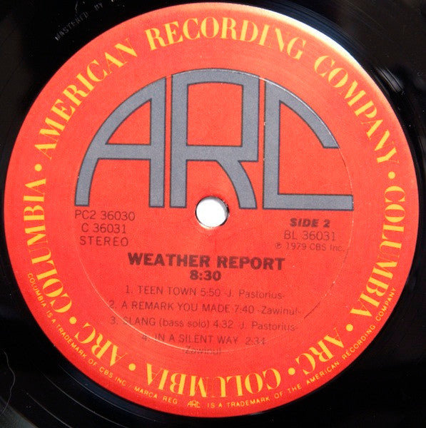 Weather Report : 8:30 (2xLP, Album, Gat)