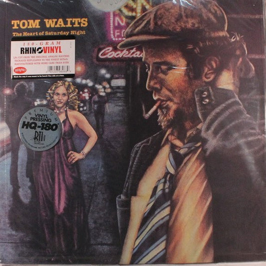 Tom Waits : The Heart Of Saturday Night (LP, Album, RE, 180)
