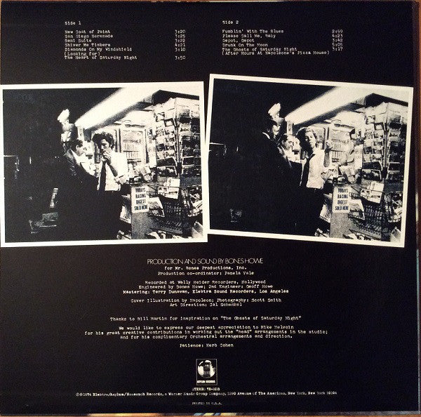 Tom Waits : The Heart Of Saturday Night (LP, Album, RE, 180)