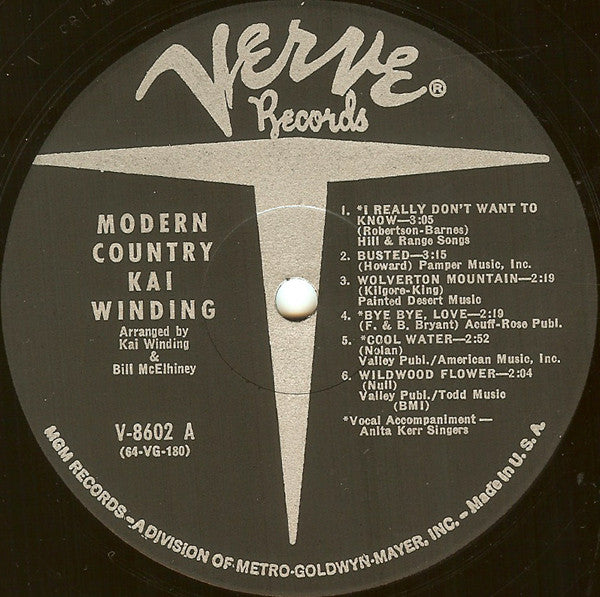 Kai Winding : Modern Country (LP, Mono)