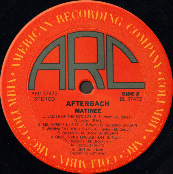 Afterbach : Matinee (LP, Album)